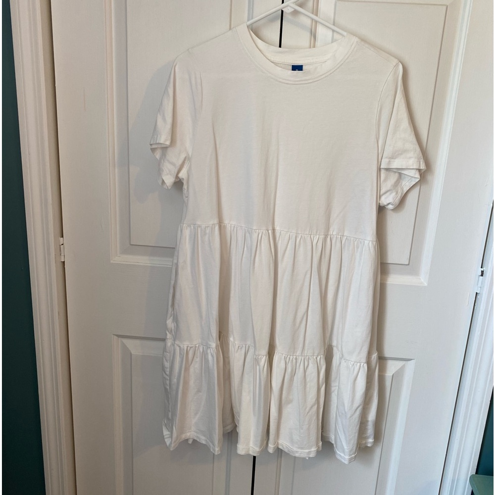 💚 Old navy sea salt tiered ruffle dress